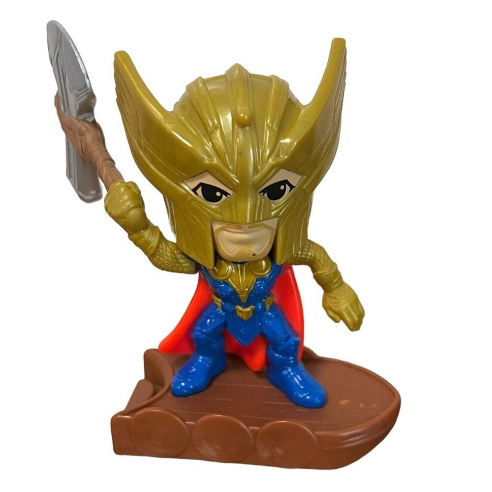 Mcdonalds Happy Meal Toy‎ #4 Mighty Thor-Marvel Studios-Thor Love and Thunder 2